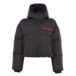 Prada Women Technical Nylon Puffer Jacket-Black