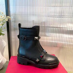 Leather Biker Boots
