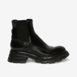 Alexander Mcqueen Women Wander Chelsea Boot-Black