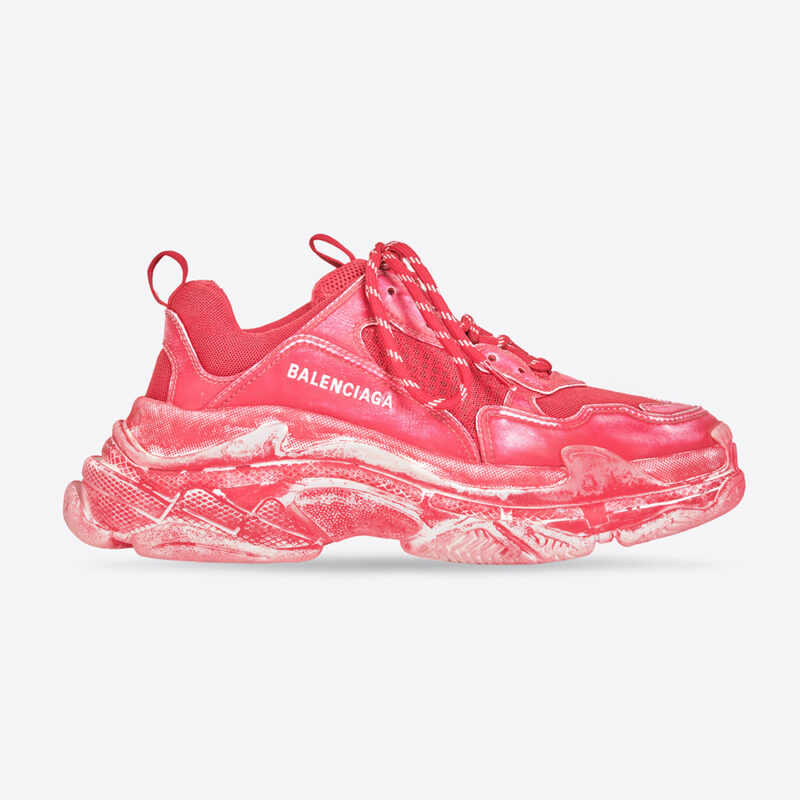 balenciaga triple s trainers white