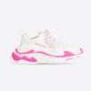 Balenciaga Women Triple S Sneaker in Fluo Pink