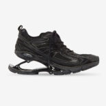 Balenciaga Women X-Pander Sneaker in Black Mesh and Nylon