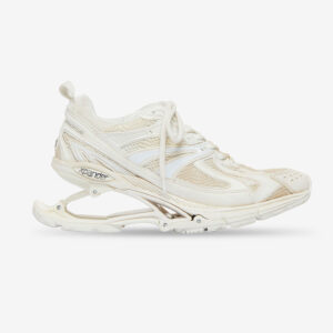 Balenciaga Women X-Pander Sneaker in White Mesh and Nylon