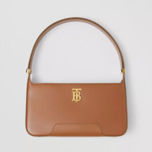 Burberry Women Leather TB Shoulder Bag-brown