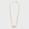 Celine Women Maillon Triomphe Necklace in Gold Brass