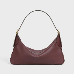 Celine Women Medium Romy in Supple Calfskin-maroon