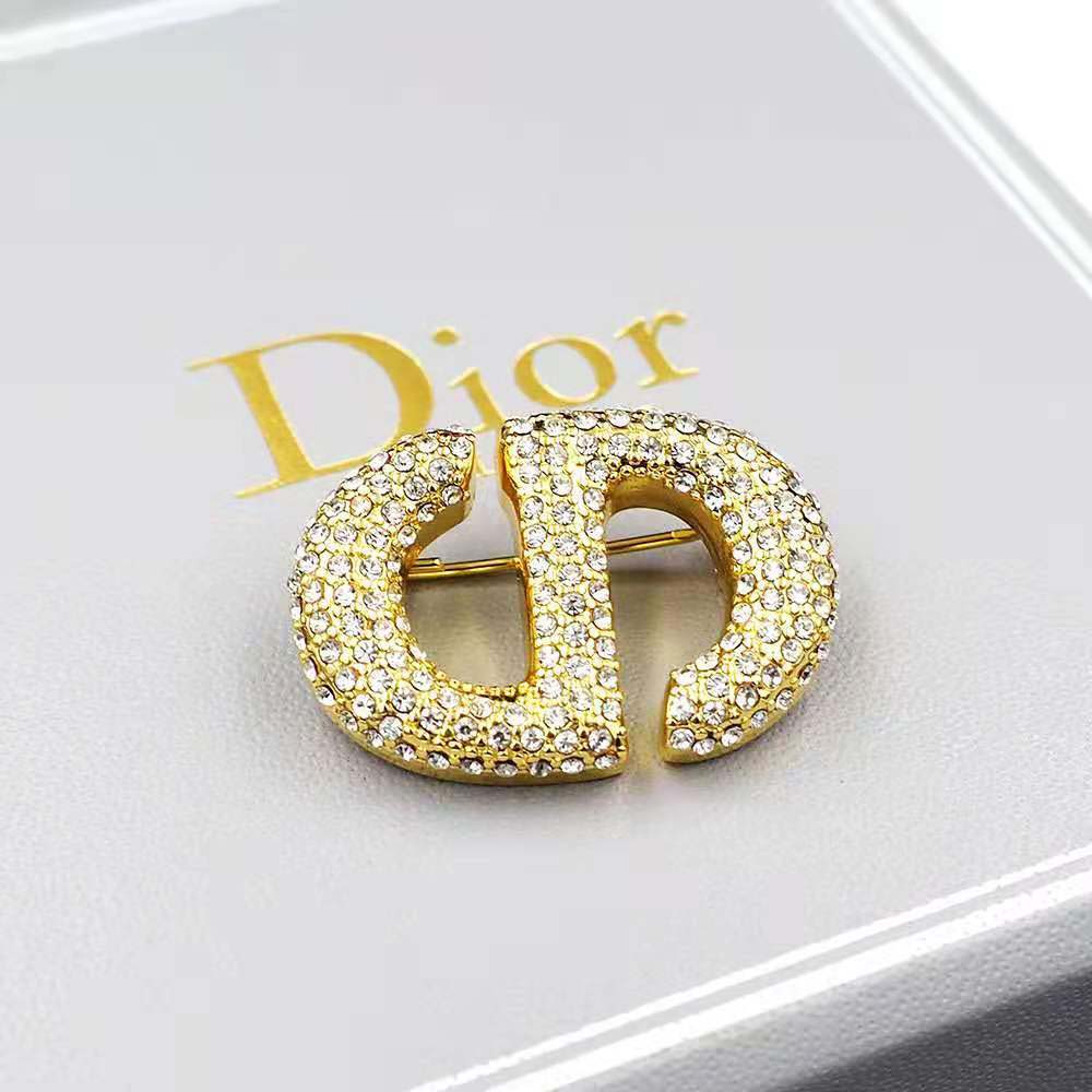 Cd Navy Hair Clip Gold  Womens Dior Brooches & Accessories ⋆  Rincondelamujer