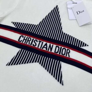 Dior Women Dioralps T-shirt White Three-Tone Dior Star Cotton ...