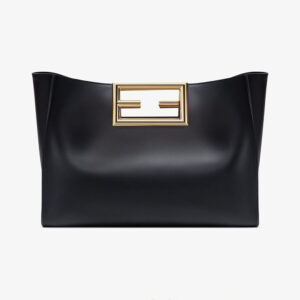 Fendi Women Way Medium Made of Camellia-Colored Leather Bag