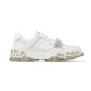 Jimmy Choo Women Diamond X Strap/F White Calf Leather Low Top Trainers with Crystal Strap