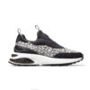 Jimmy Choo Women Memphis/F Ballet Black Mix Neoprene and Leather Low Top Trainers