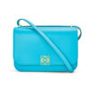 Loewe Women Goya Bag in Silk Calfskin-Green