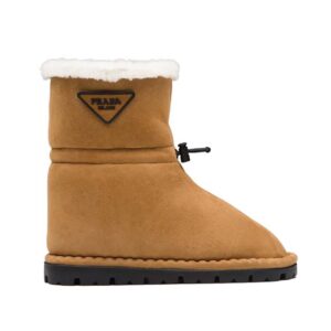 Prada Women Classic Snow Boot Shearling Booties