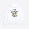 Balenciaga Women Simpsons Tm and 20th Television Hoodie Wide Fit in White