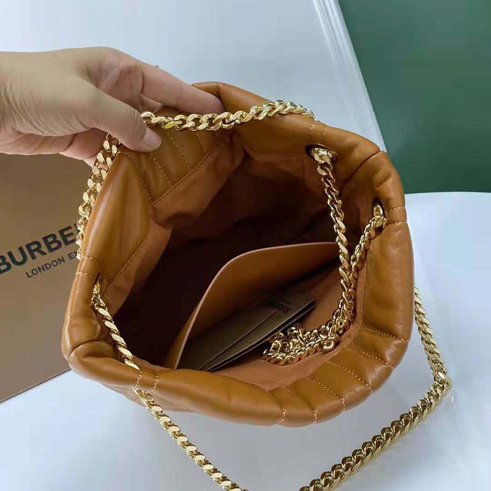 Burberry Small Quilted Lambskin Lola Bucket Bag – ZAK BAGS ©️