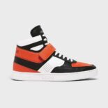 Celine Women CT-03 High Sneaker with Scratch in Calfskin-Orange