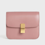 Celine Women Teen Classic Bag in Box Calfskin-Pink