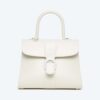 Delvaux Women Brillant MM in Box Calf-White