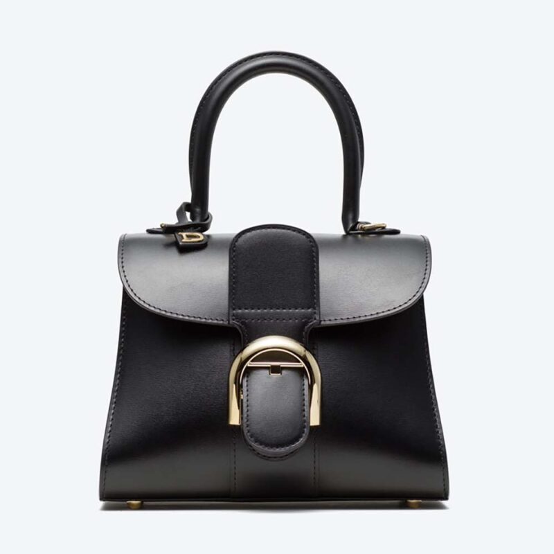 Delvaux Women Brillant MM in Box Calf-White