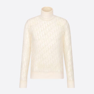 Dior Men Oblique T-shirt White Technical Cotton Jersey