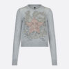 Dior Women Chez Moi Sweater Gray Cashmere