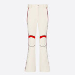 Dior Women Dioralps Flared Ski Pants White Technical Fabric