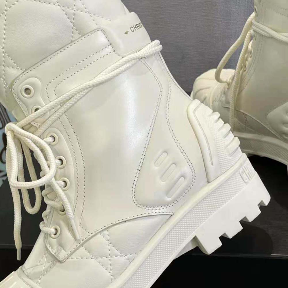 Dioriron Ankle Boot White  Womens Dior Boots ⋆ Rincondelamujer