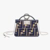 Fendi Women Nano Peekaboo Charm Gray FF Canvas Charm-Black 9 Fendi Women Nano Peekaboo Charm Gray FF Canvas Charm-Black