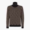 Fendi Women Regular-fit Sweater with High Collar
