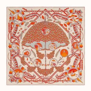 Hermes Women L'ombrelle Magique Shawl 140