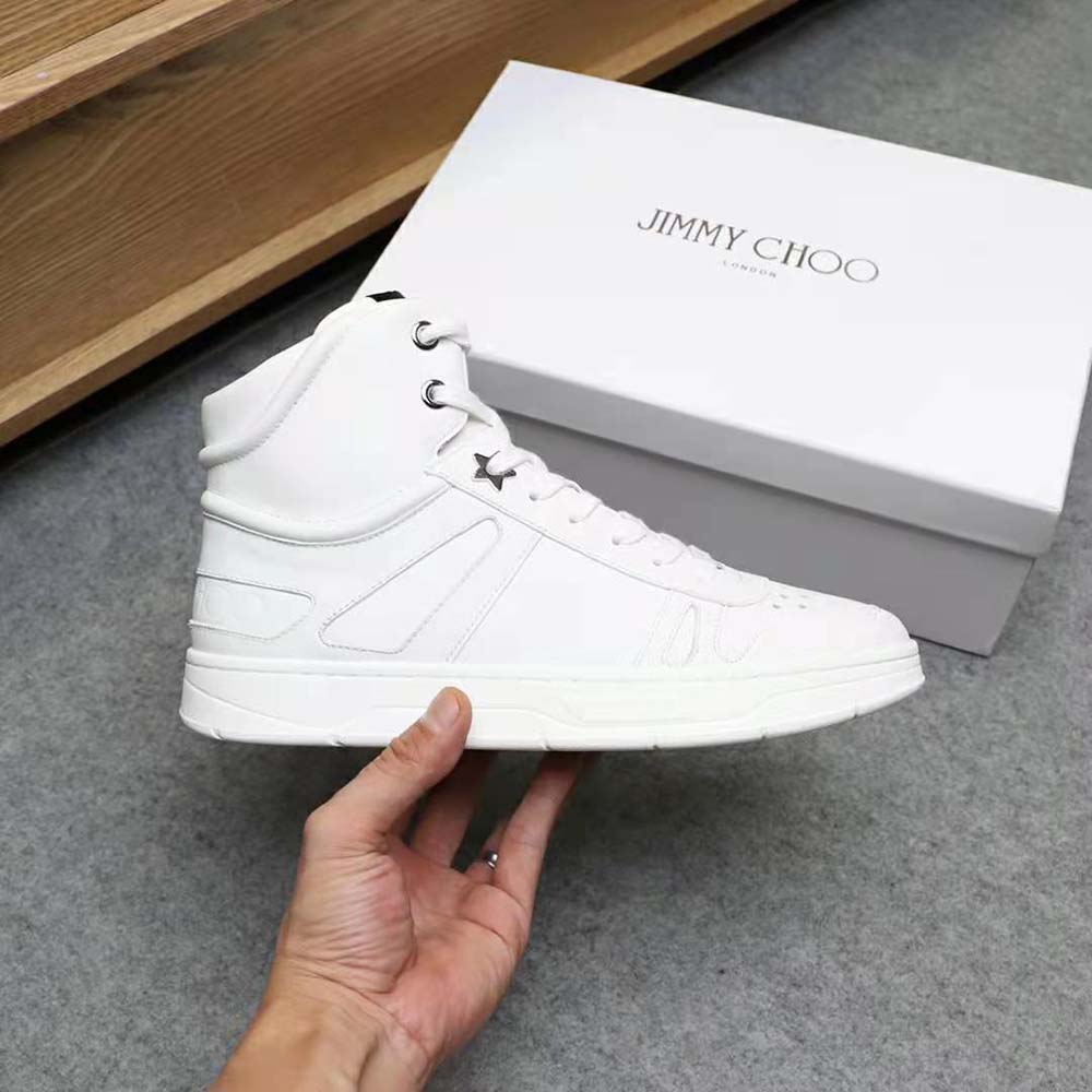 Jimmy Choo Men Hawaii Hi Top/M White 
