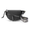 Loewe Women Mini Gate Dual Bag in Soft Calfskin and Jacquard