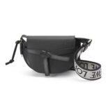 Loewe Women Mini Gate Dual Bag in Soft Calfskin and Jacquard