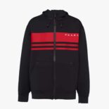 Prada Men Printed Technical Fabric Jacket-Black