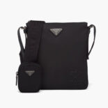 Prada Women Re-Nylon and Saffiano Leather Shoulder Bag