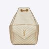 Saint Laurent YSL Women Joe Backpack in Lame Leather