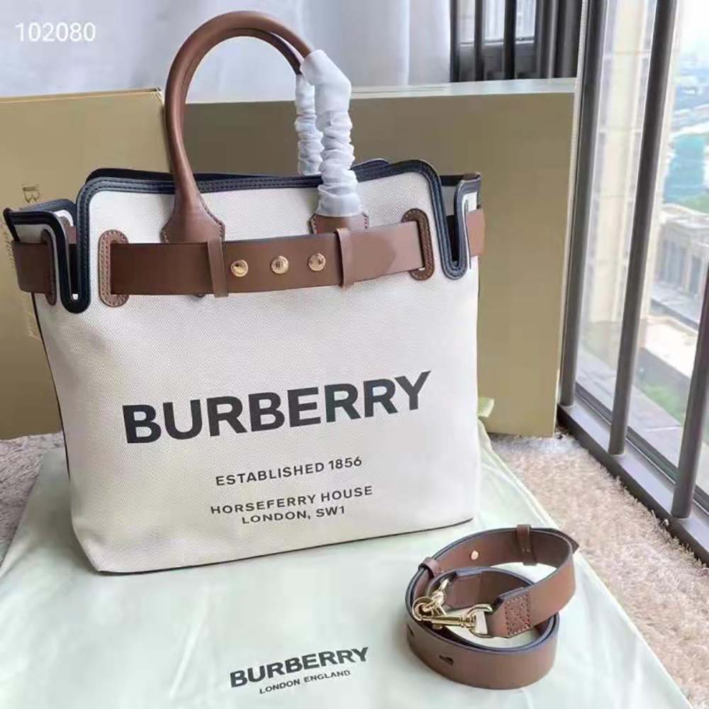 Burberry HORSE RAINBOW Printed Leather BABY BELT Tote Bag women - Glamood  Outlet