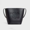 Celine Women Small Bucket Cuir Triomphe in Smooth Calfskin-black