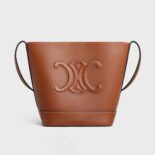 Celine Women Small Bucket Cuir Triomphe in Smooth Calfskin