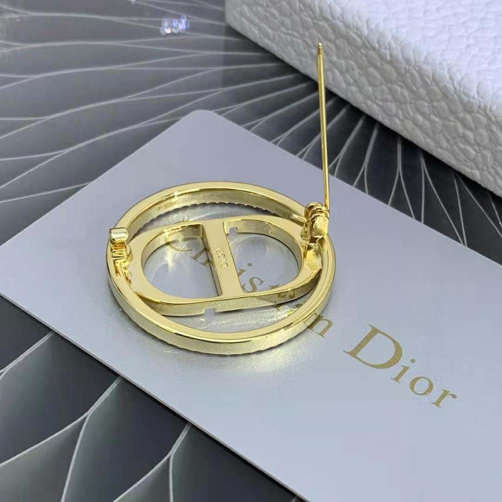 Dior Strass-Blatt-Ohrclips Silber Geld Metall ref.1050481 - Joli