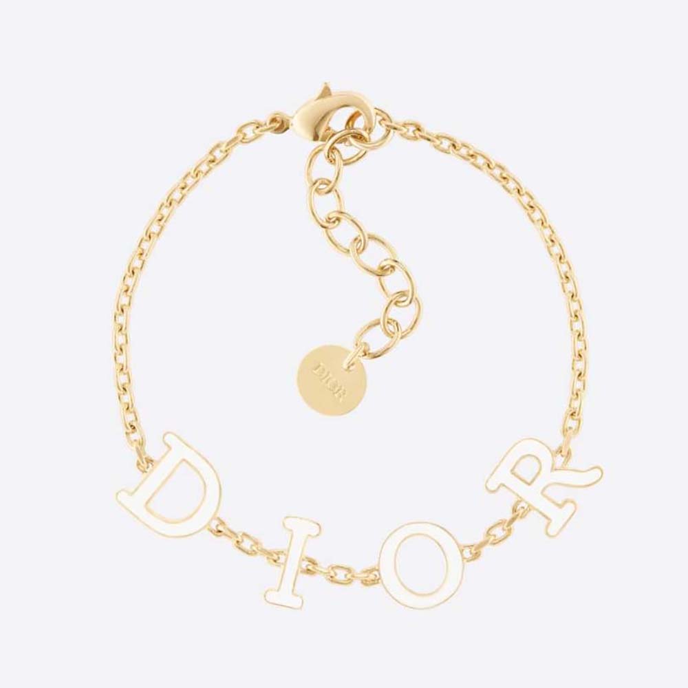 Dio(R)Evolution Bracelet Gold  Womens Dior Bracelets ⋆ Rincondelamujer