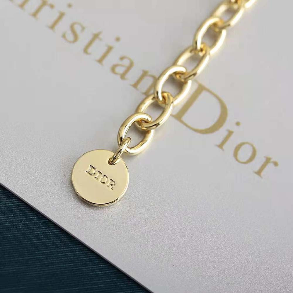 Christian Dior Lady Dior Clutch in Gold — UFO No More