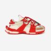 Dolce Gabbana D&G Men Mixed-Material Space Sneakers-Red 12 Dolce Gabbana D&G Men Mixed-Material Space Sneakers-Red