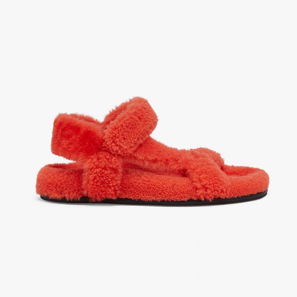 fendi sandals red
