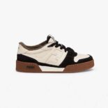 Fendi Women Match Low Tops in Black Suede