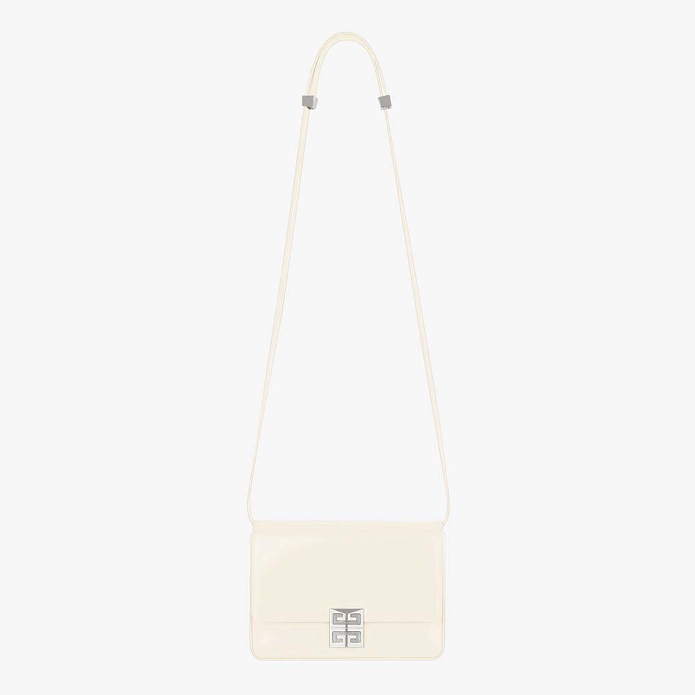Givenchy Women Small 4g Bag in Box Leather-White