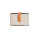 Loewe Women Accordion Cardholder in Soft Grained Calfskin-white