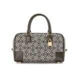 Loewe Women Amazona 23 in Anagram Jacquard and Calfskin