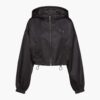 Prada Women Re-Nylon Hooded Jacket-Black