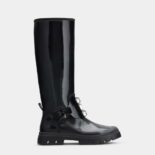 Roger Vivier Women Walky Viv' Strass Buckle High Boots in Leather